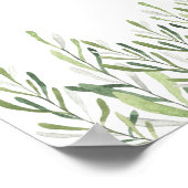 Poster Wild One 1st Birthday Safari Animaux Welcome Party (Coin)