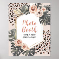 Wild One Empreinte de léopard Girl's Birthday Phot