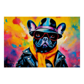 POSTER WILD ONE-FRANÇAIS BULLDOG 6
