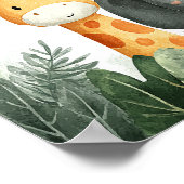 Poster Wild One Jungle 1st Birthday Welcome Sign (Coin)