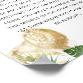 Poster Wild One Jungle Baby shower 'Late Night Diaper' (Coin)