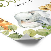 Poster Wild One Jungle Safari Boissons (Coin)