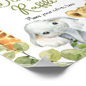 Poster Wild One Jungle Safari Déchets Raffle (Coin)