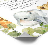 Poster Wild One Jungle Safari Ne dis pas Baby (Coin)