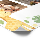 Poster Wild One Safari First Year Photo Milestone (Coin)