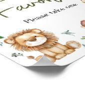 Poster Wild One Safari Privilégie Le Baby shower (Coin)