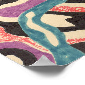 Poster "Wild" Original Abstrait (Coin)