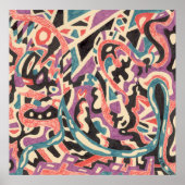 Poster "Wild" Original Abstrait (Devant)