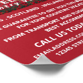 Poster Wild Poppy Field, Agence de Voyage Publicité (Coin)