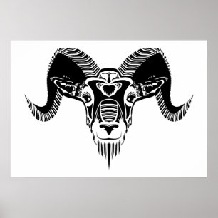 Poster wild ram