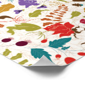 Poster Wild Rose Woods Exotic Flower Garden Mariage (Coin)