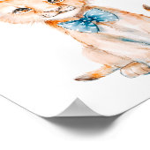 Poster Wild Safari Party Lion Animaux (Coin)