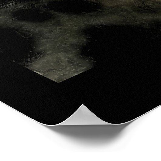 Poster WILD SNOW LEOPARD Art Imprimer (Coin)