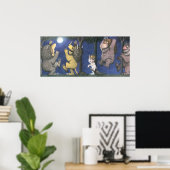 Poster Wild Things and Max Dancing in Moonlight (Bureau à domicile)