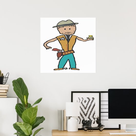 Poster Wild West Sheriff (Bureau à domicile)