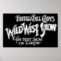 WILD WEST SHOW Bannière de BUFFALO BILL CODY