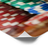 Poster Wild West Willy, Boxe jouant au Poker (Coin)