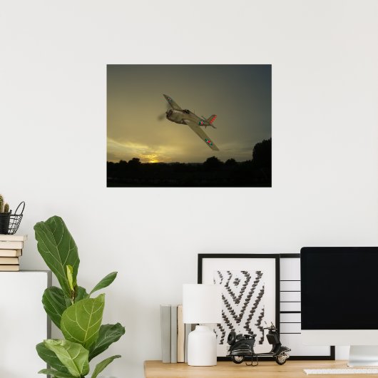 Poster WildCat F4F (Bureau à domicile)