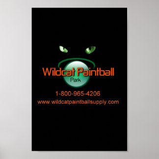 Poster Wildcat Painball
