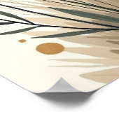 Poster Wildcrafted Harmony – Boho Botanical Line Art (Coin)