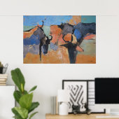 Poster Wildebeest - Art print (Bureau à domicile)
