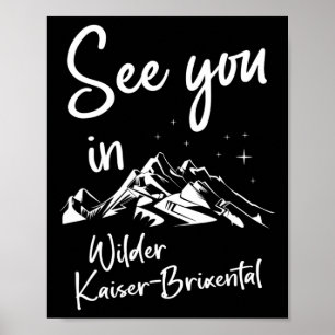 Poster Wilder Kaiser-brixental Tyrol Autriche Vacances Sk