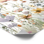 Poster Wildflower Floral Wedding Welcome Sign (Coin)