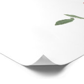 Poster Wildflower Garden Wedding Welcome (Coin)