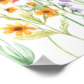 Poster Wildflower Meadow Bridal Shower Welcome (Coin)