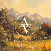 Poster Wildflower Meadow Painting Mountain Landscape