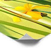 Poster Wildflower Meadow Summer Pattern (Coin)