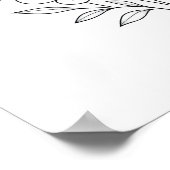 Poster Wildflower Whisper” Minimalist Botanical Print (Coin)