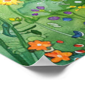 Poster Wildflowers by a Lake (Coin)