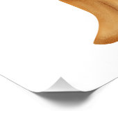 Poster Wildlife Fox and Flower baby shower (Coin)