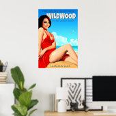 Poster Wildwood New Jersey Shore Meilleur Voyage en Améri (Bureau à domicile)