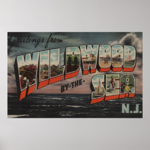 Poster Wildwood-par-le-Mer, New Jersey 3