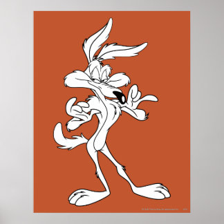Poster Wile E. Coyote A L'Air Agréable