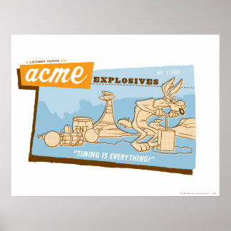 Poster WILE E. COYOTE™ Acme Explosives 2