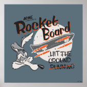Poster WILE E. COYOTE™ ACME Rocket Board (Devant)