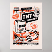 Poster WILE E. COYOTE™ | ACME TNT Dynamite Plunger (Devant)