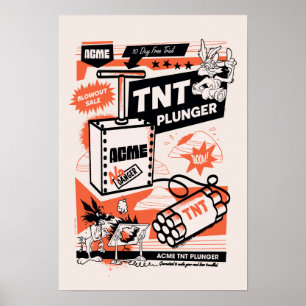 Poster WILE E. COYOTE™ ACME TNT Dynamite Plunger