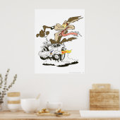 Poster WILE E. COYOTE™ Conducteur Fou (Cuisine)