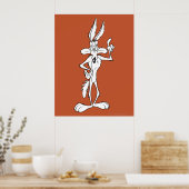 Poster Wile E. Coyote fait un point (Cuisine)