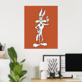 Poster Wile E. Coyote fait un point (Bureau à domicile)
