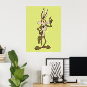 Poster Wile E. Coyote Haut (Bureau à domicile)