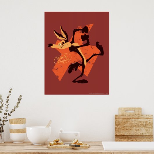 Poster Wile E. Coyote Preparing To Run (Cuisine)