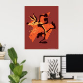 Poster Wile E. Coyote Preparing To Run (Bureau à domicile)