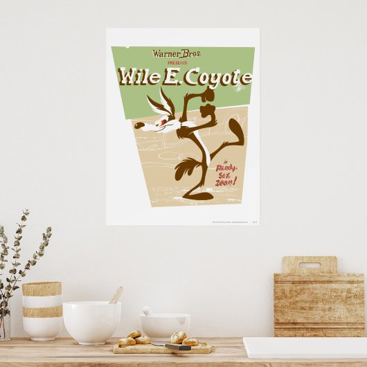 Poster WILE E. COYOTE™ Ready, Set, Zoom! (Cuisine)