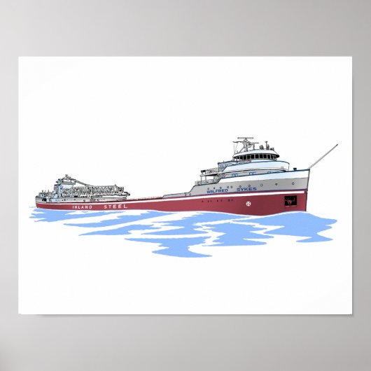 Poster Wilfred Sykes se décharger Inland (Devant)