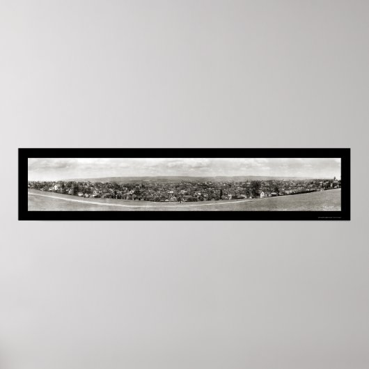 Poster Wilkes-Barre PA Photo 1909 (Devant)